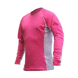 Sharkskin Rapid Dry Long Sleeve Pink/White 